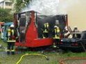 Brand Frittenwagen Pkw Koeln Vingst Passauerstr P20